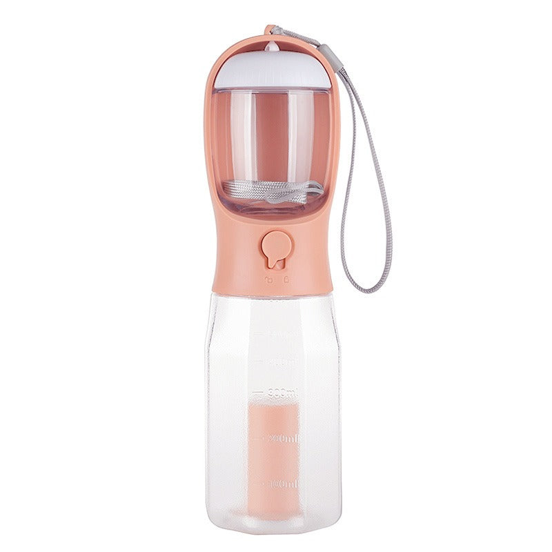Pet Dog 3-in-1 Portable Water Cup with Garbage Bag Filter