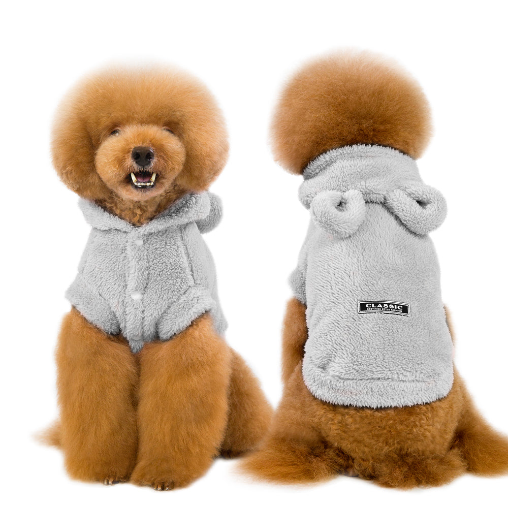 Thick Warm Lamb Fleece Sweater for Dogs (Teddy, Pomeranian)