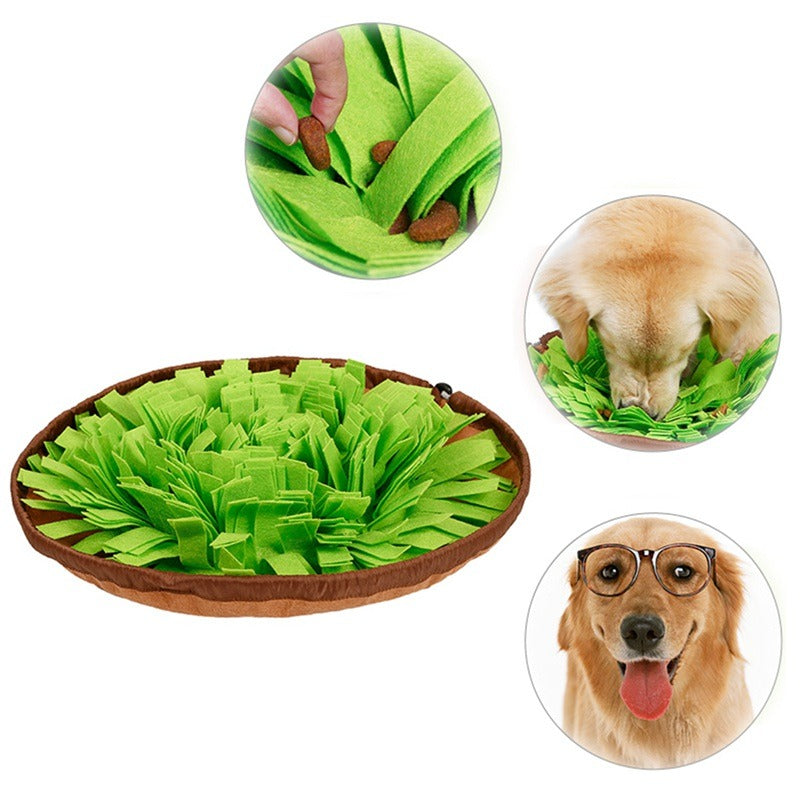 Anti-Choking Dog Food Sniffing Training Mat