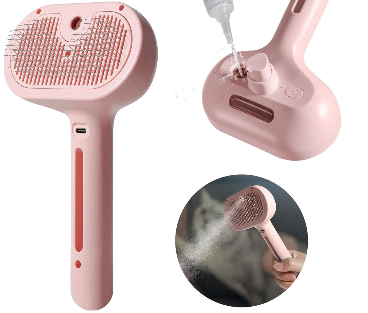 Spray Pet Hair Removal Brush
