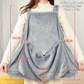 Cat Holding Suit Arctic Velvet Pet Bib