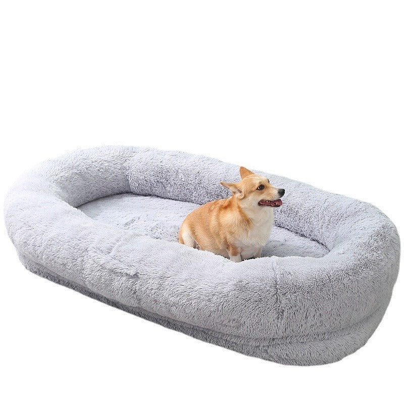Plush Winter Warm Large Pet Bed