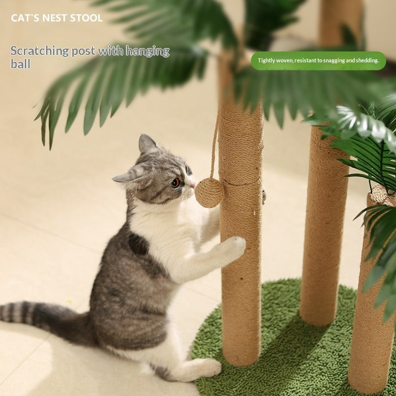 Coconut Tree Cat Climbing Tower
