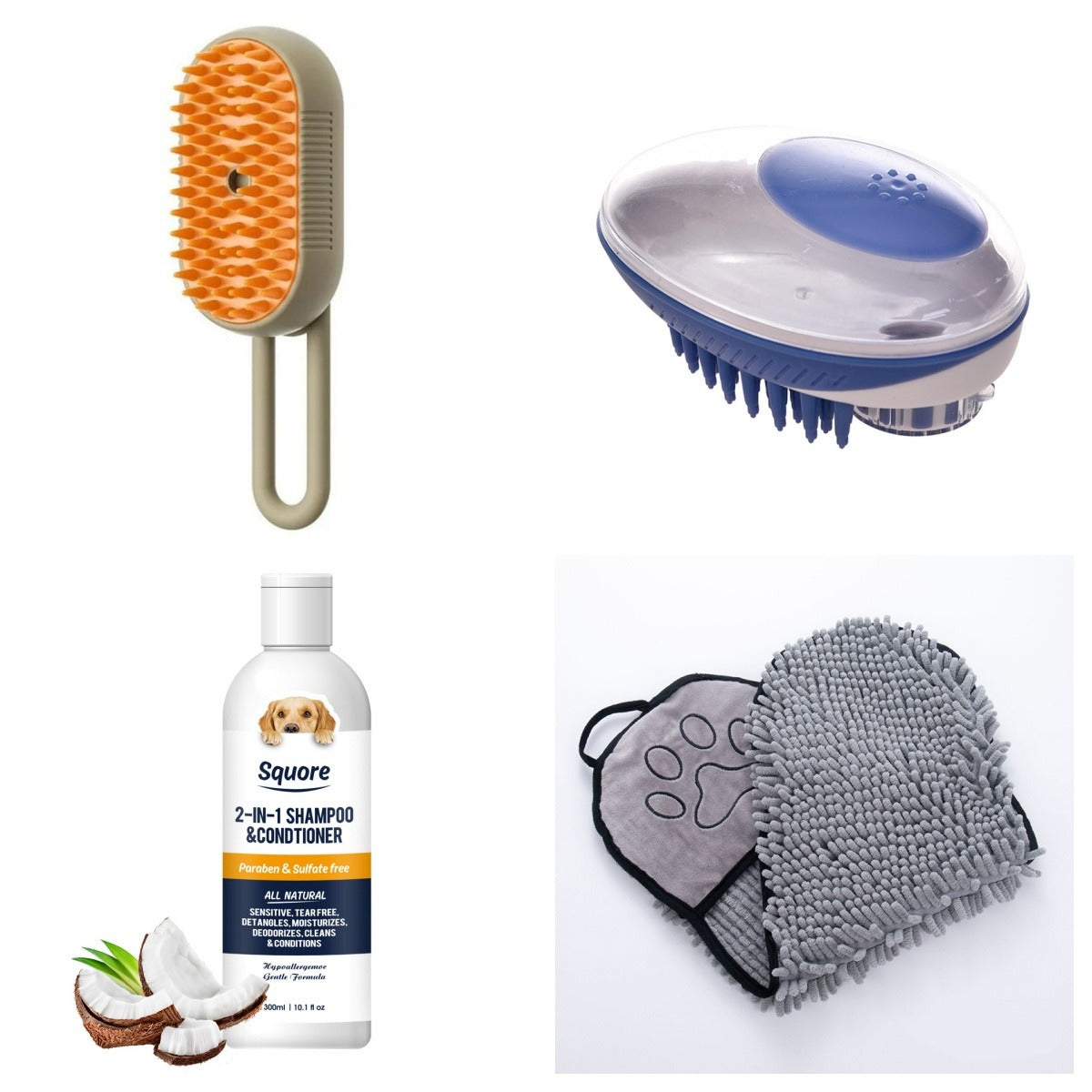 3-in-1 Electric Pet Steam Brush & Massage Comb