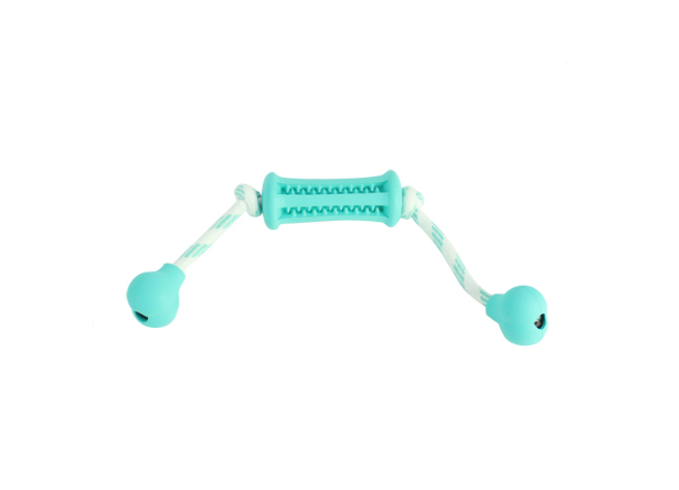 Durable Rubber Dog Toy for Training and Chewing