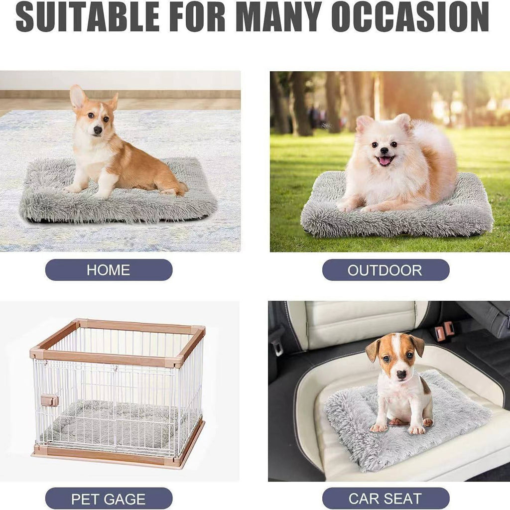 Self-Heating Plush Washable Dog Bed Mat
