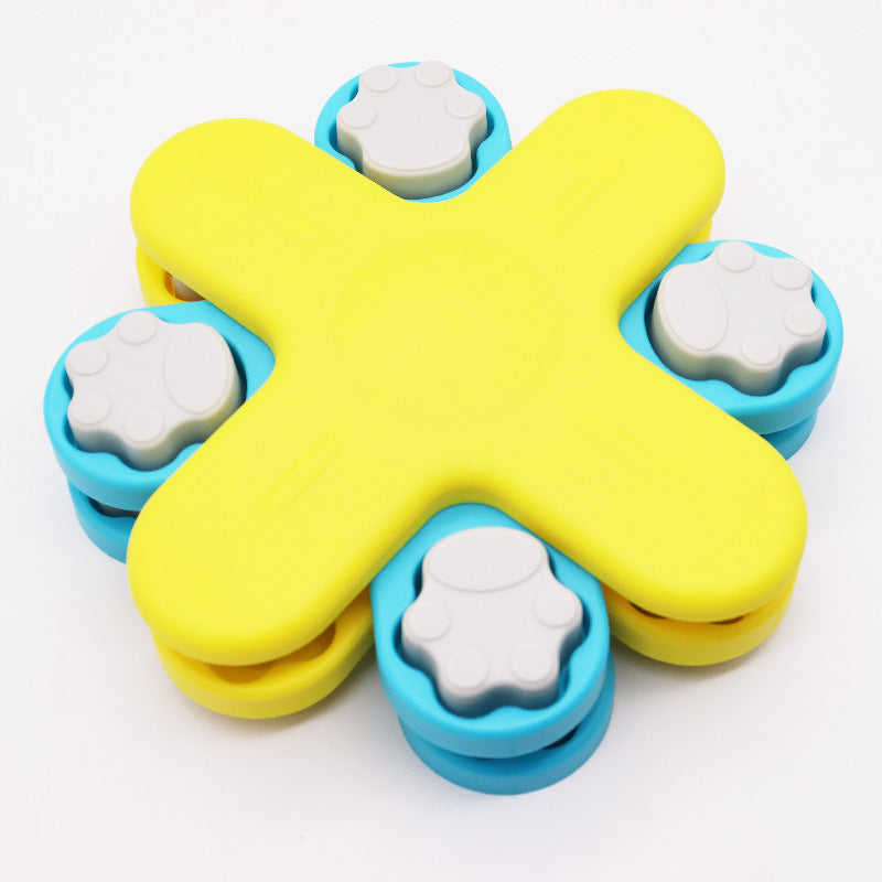 Interactive Slow Feeder Dog Toy with Hide and Seek Design