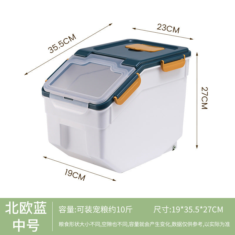 30L Cat Food Storage Bin - Moisture and Insect Proof