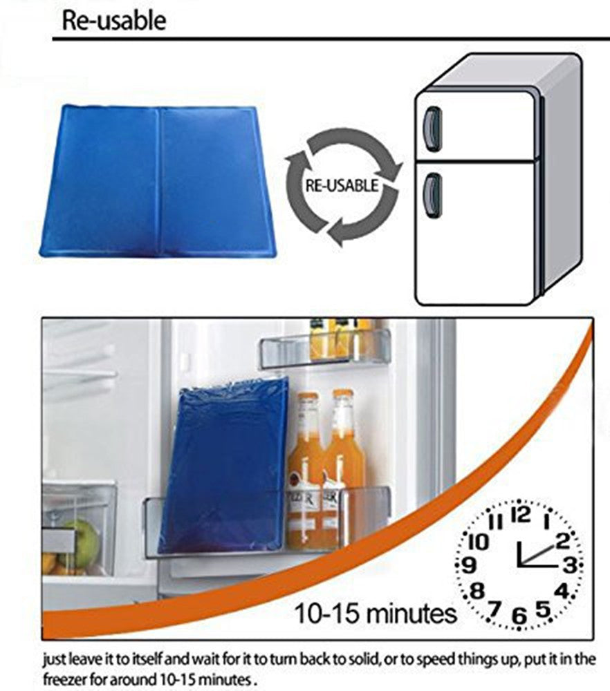 Lauva Self-Cooling Gel Mat for Pets (Cats & Dogs)