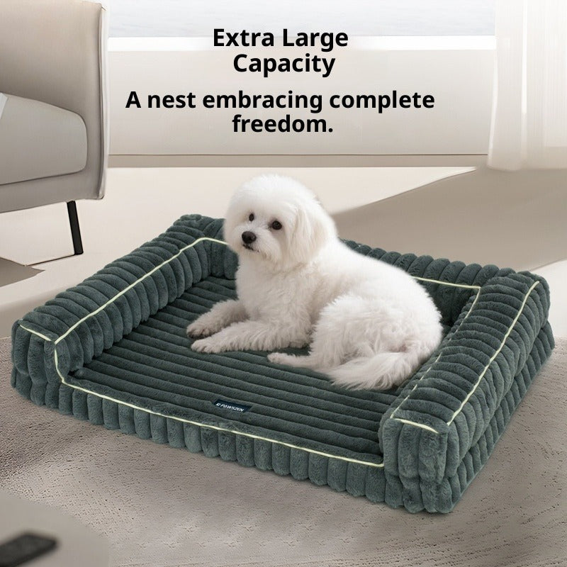 Angora Stripe Removable Pet Bed