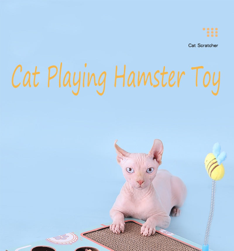 Whack-A-Mole Cat Teaser Toy