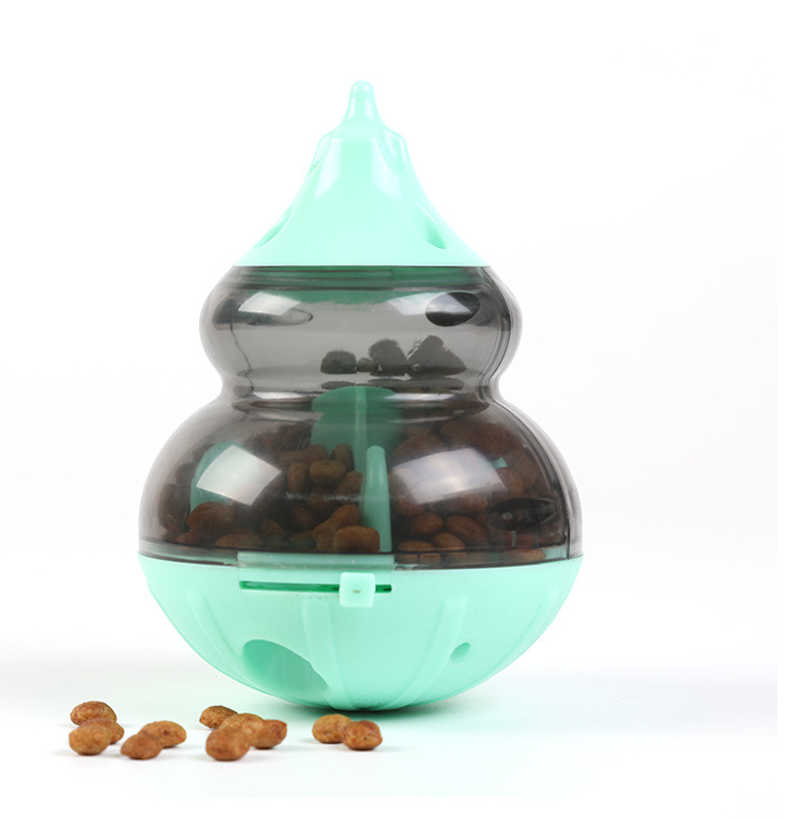 Gourd-Shaped Dog Food Leaking Ball Educational Toy