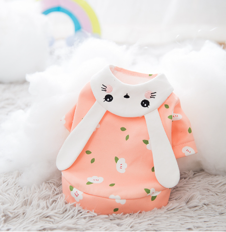 Little Rabbit Shaped Transforming Pet Sweatshirt