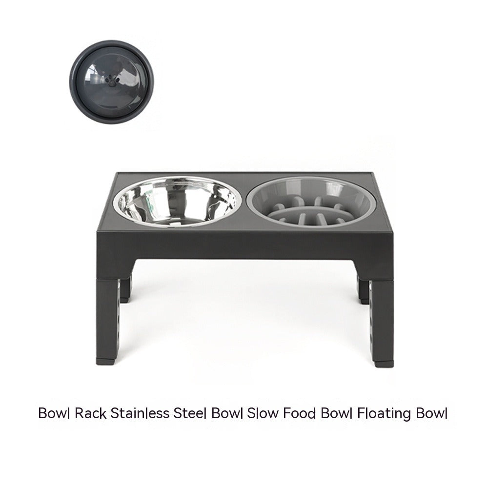 Adjustable Elevated Dog Bowl Feeder