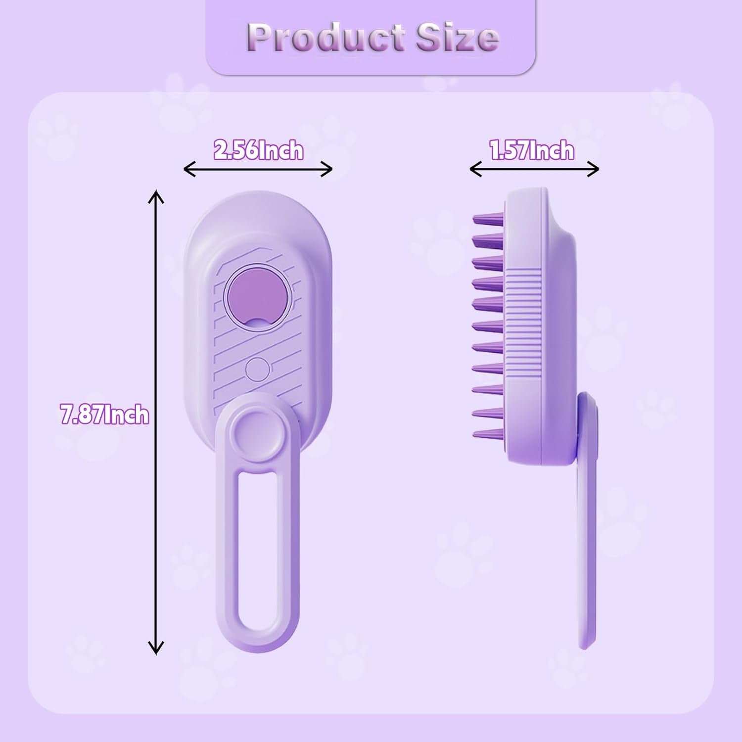 3-in-1 Cat Steam Grooming Brush