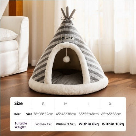 Thick Knitted Pet Bed
