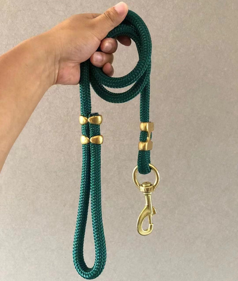 Durable Nylon Large Dog Walking Leash - Sturdy Design