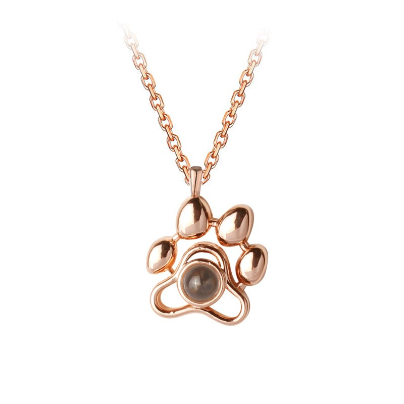 Stainless Steel Necklace and Keychain Set