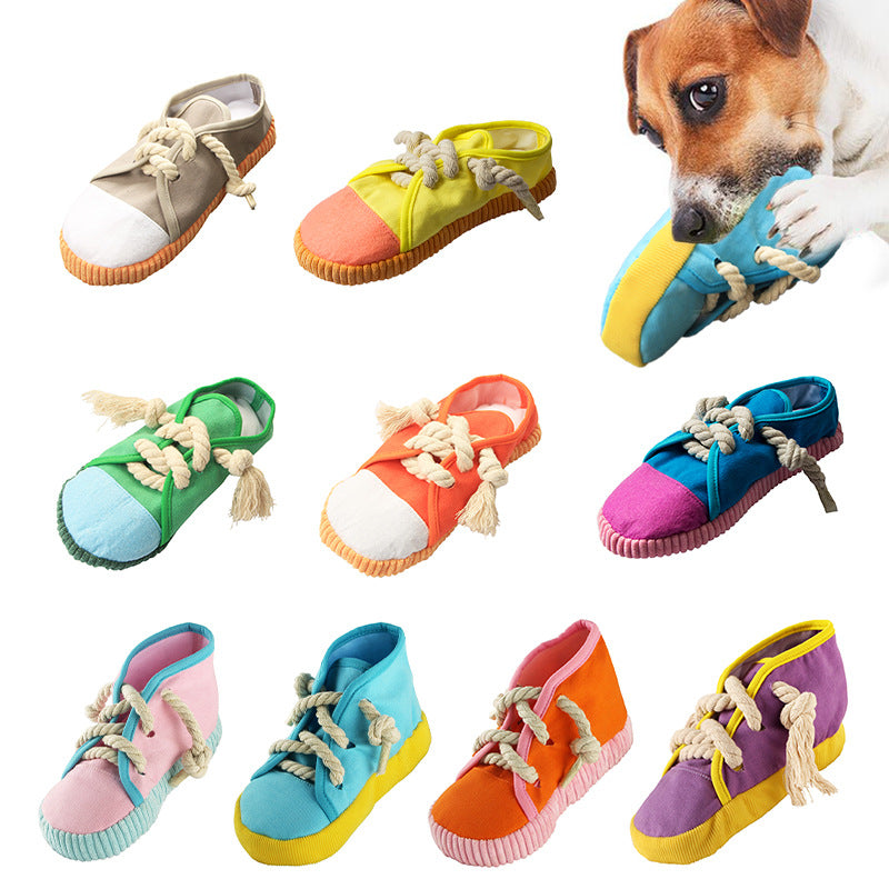 Pet Simulation Canvas Shoes Sound Toy