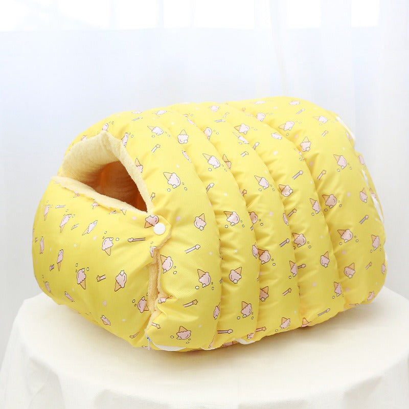 Removable Washable Enclosed Cat Bed (2 Sizes)