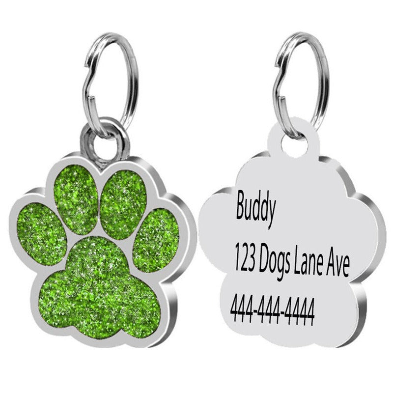 Stainless Steel Bone Pet ID Tag