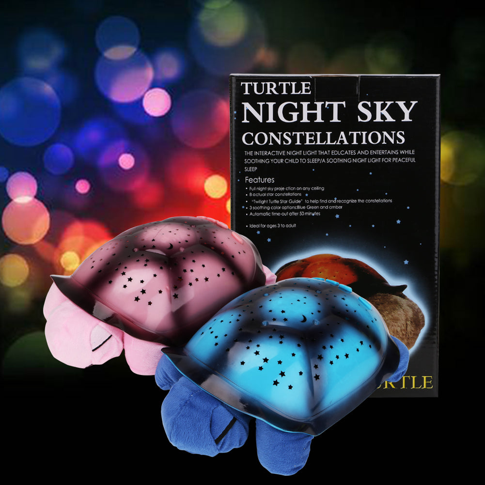 Turtle Projection Lamp for Baby Sleep and Starry Night