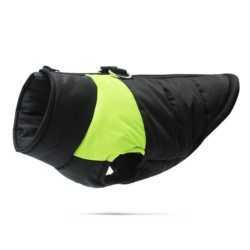 Waterproof Winter Dog Vest Jacket with Zipper