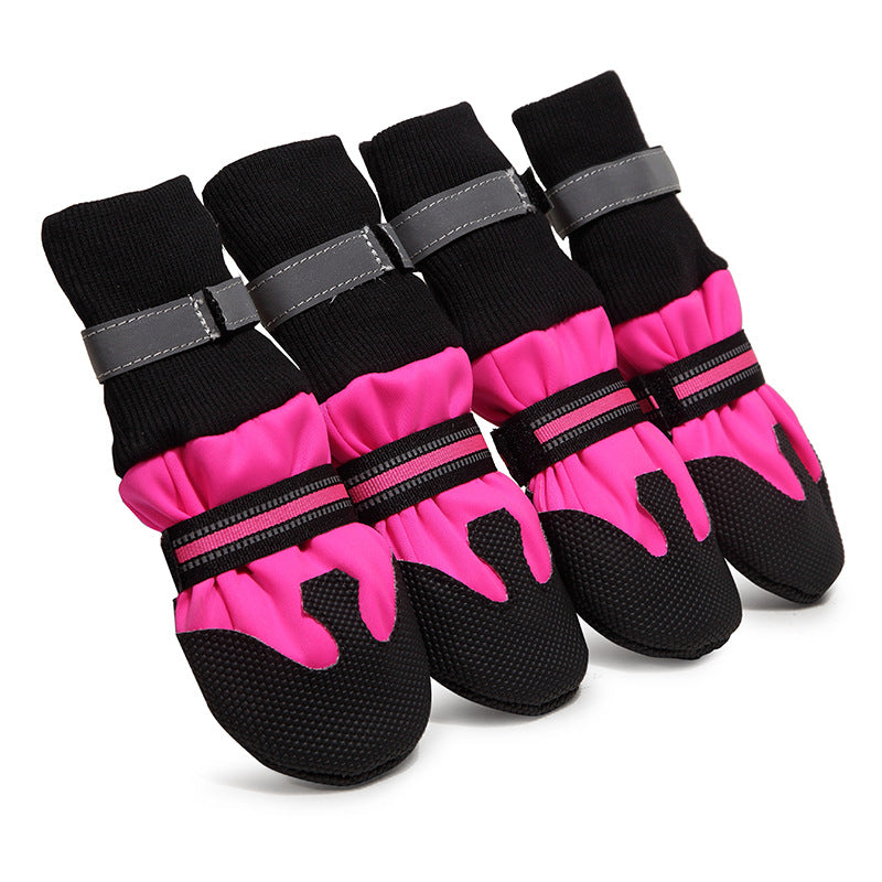 Large Dog Winter Walking Shoes with Non-Slip Sole