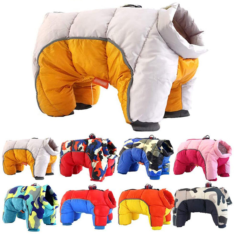 Thick Warm Down Jacket for Dogs - Teddy Cotton Coat