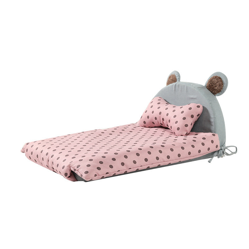 Large Polka Dot Removable Washable Cat Nest for Summer