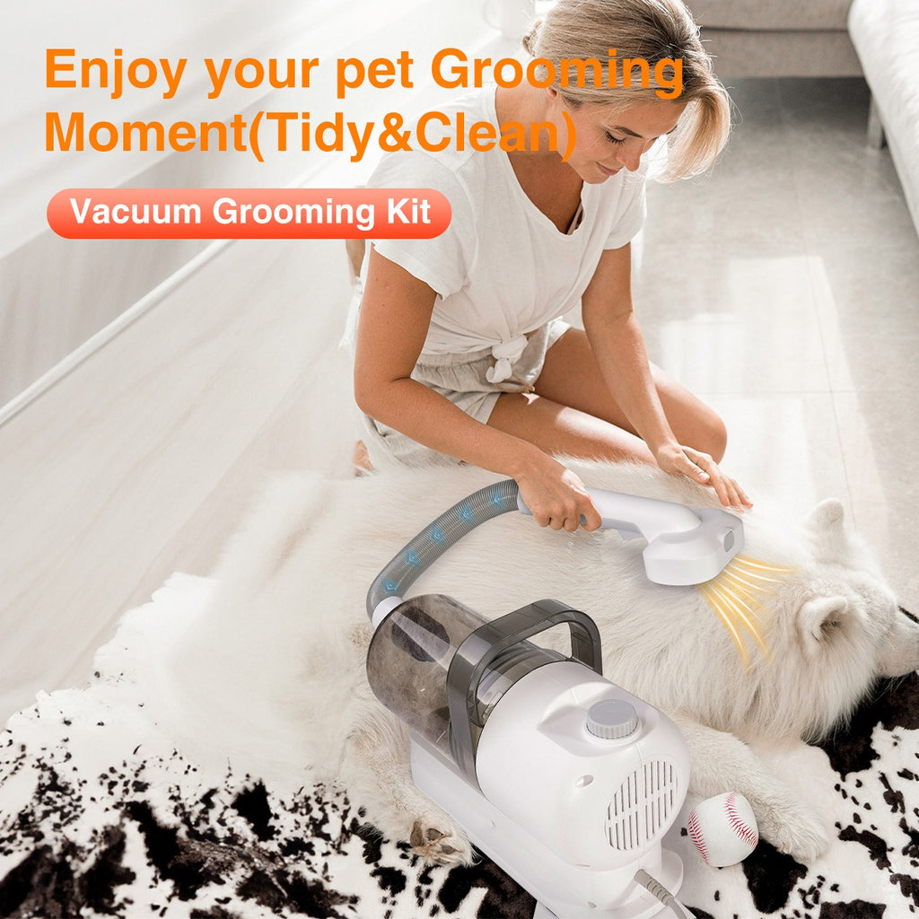 Pet Suction & Scissors Hair Care Machine
