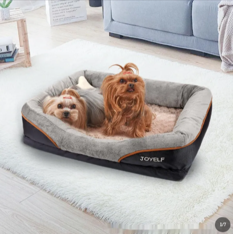 Dog Kennel Two-Color Sofa Bed - Winter Warm