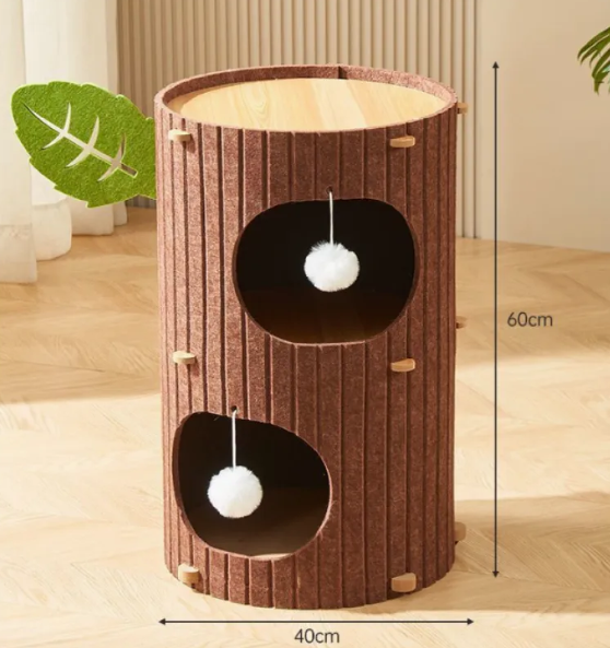 Felt Cat Scratch Nest