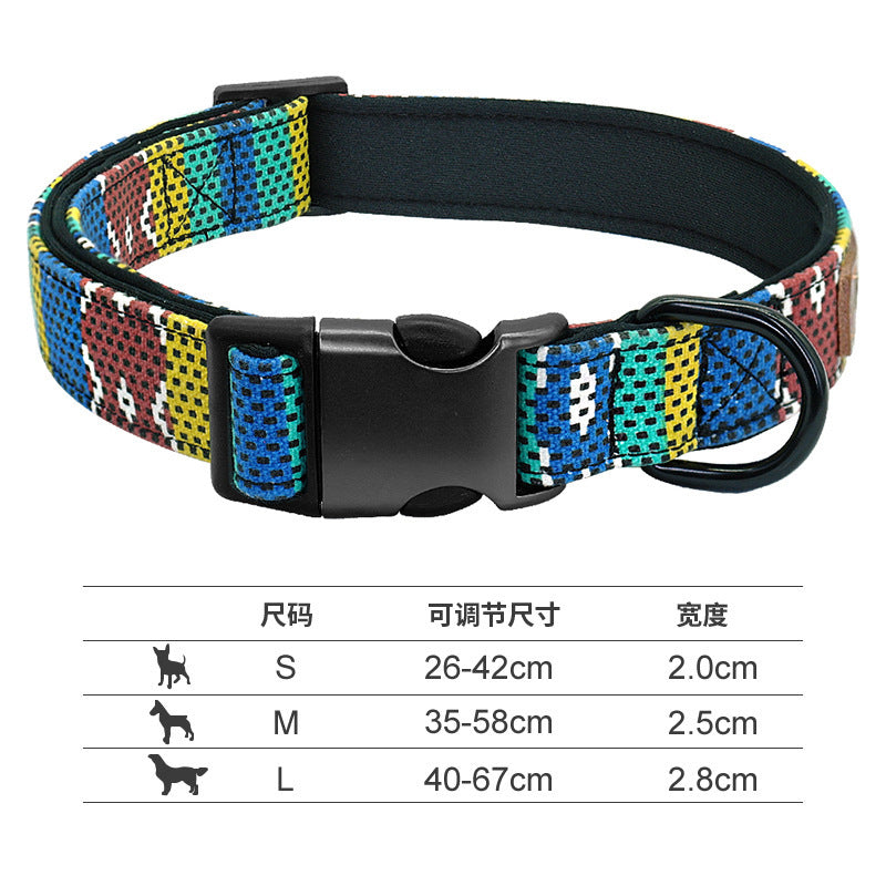 Reflective Dog Collar with Engraving for Pets