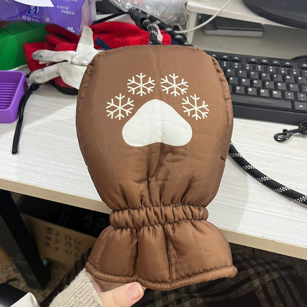 Warm Waterproof Dog Leash Gloves