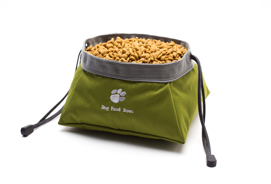 Foldable Waterproof Dog Bowl for Pets