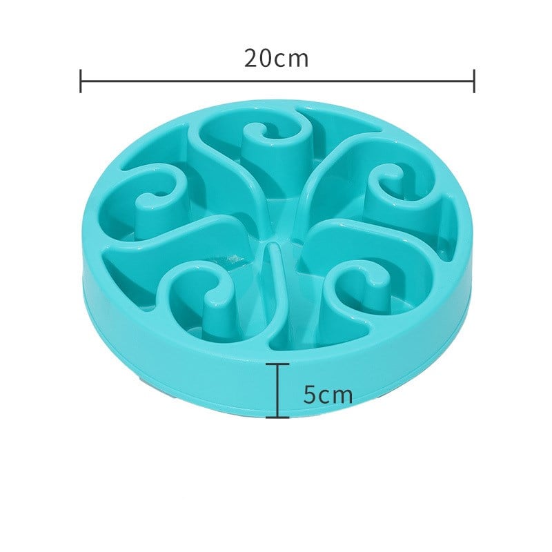 Pet Choking Prevention Dog Food Bowl for Safe Feeding