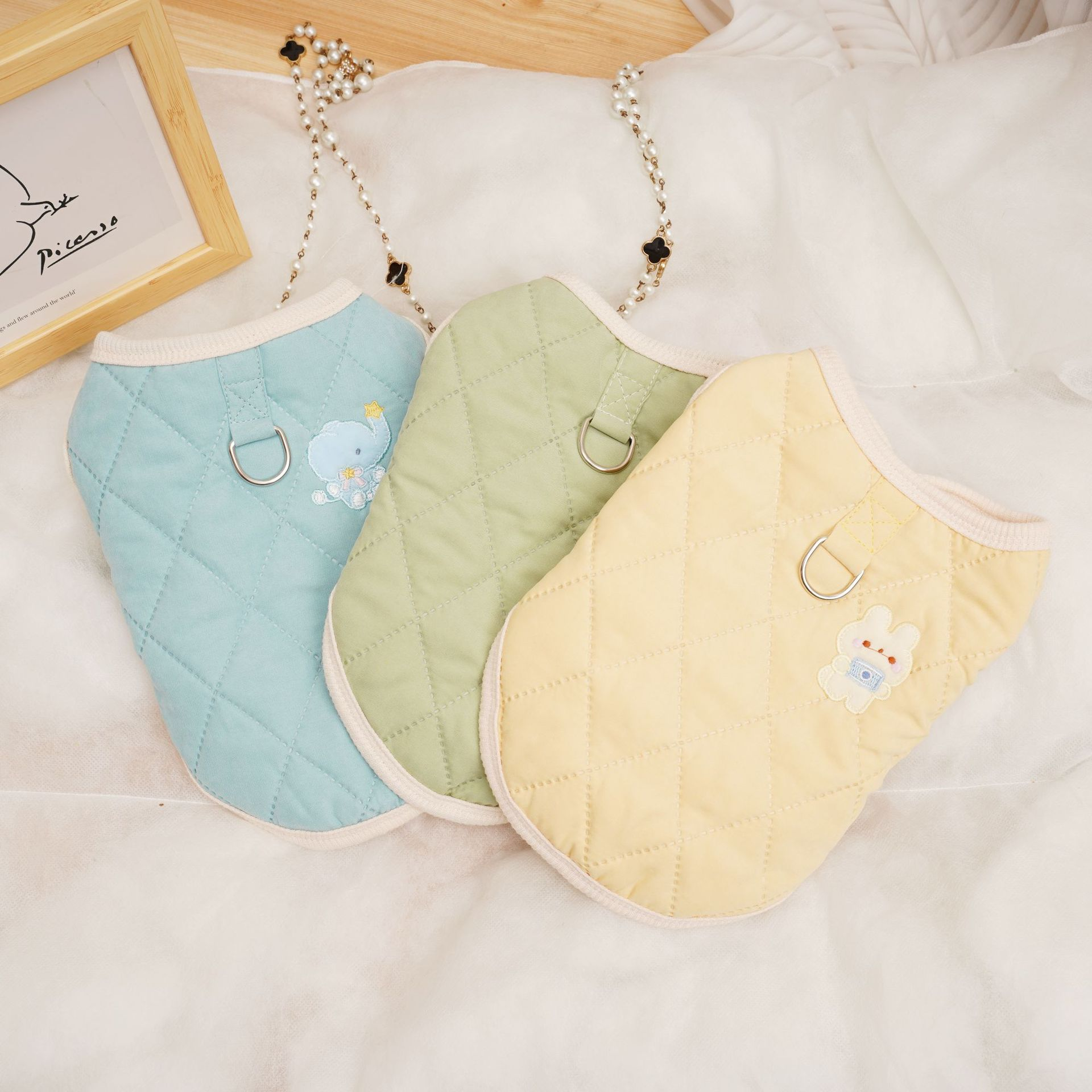 Fun Faction Gourd Double Collar Pet Waistcoat