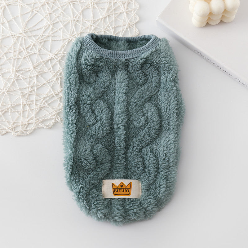 Double-Sided Fleece Cotton Vest for Dogs