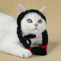 Cat Hat with Braids and Head Accessories
