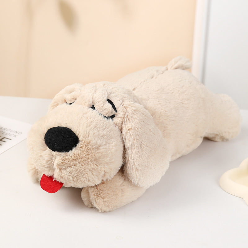 Pet Heartbeat Plush Dog Toy for Training and Comfort