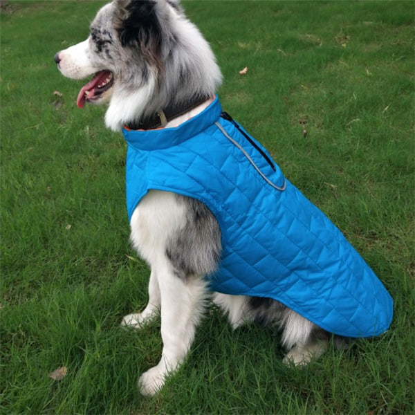Two-Tone Plaid Dog Jacket
