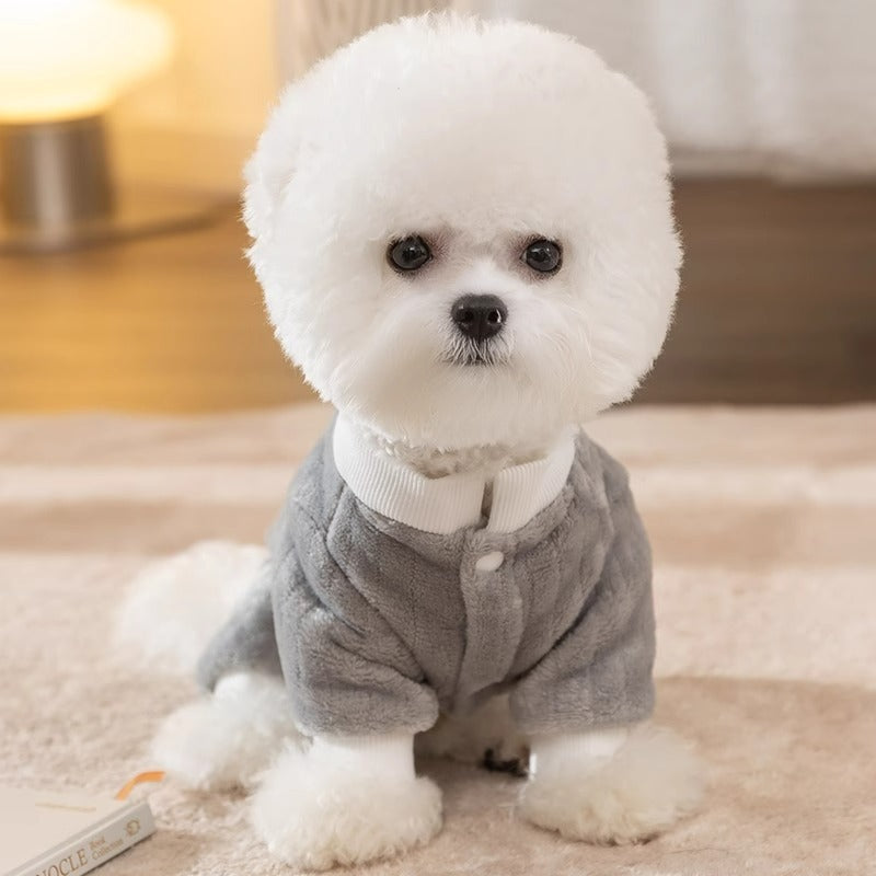 Warm Cartoon Dog Fleece Coat