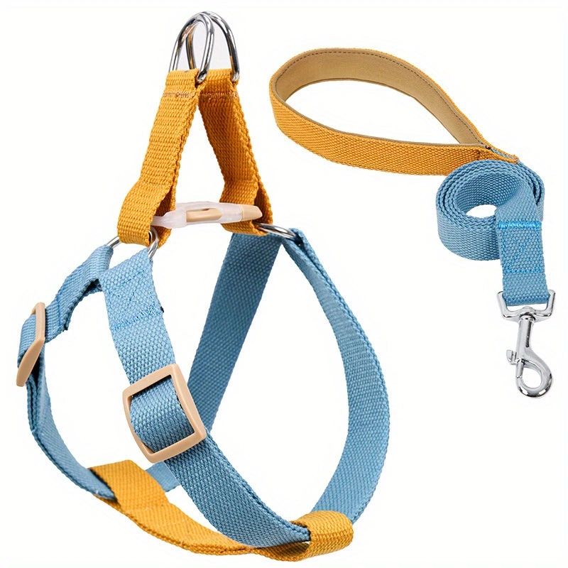 No-Pull Nylon Dog Harness & Leash Set