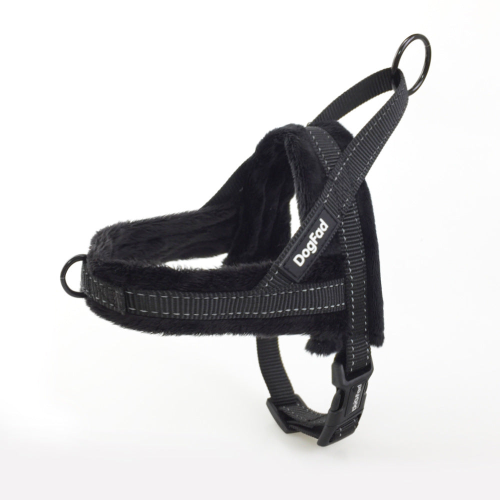 Comfortable Fleece Lined Dog Harness with Leash