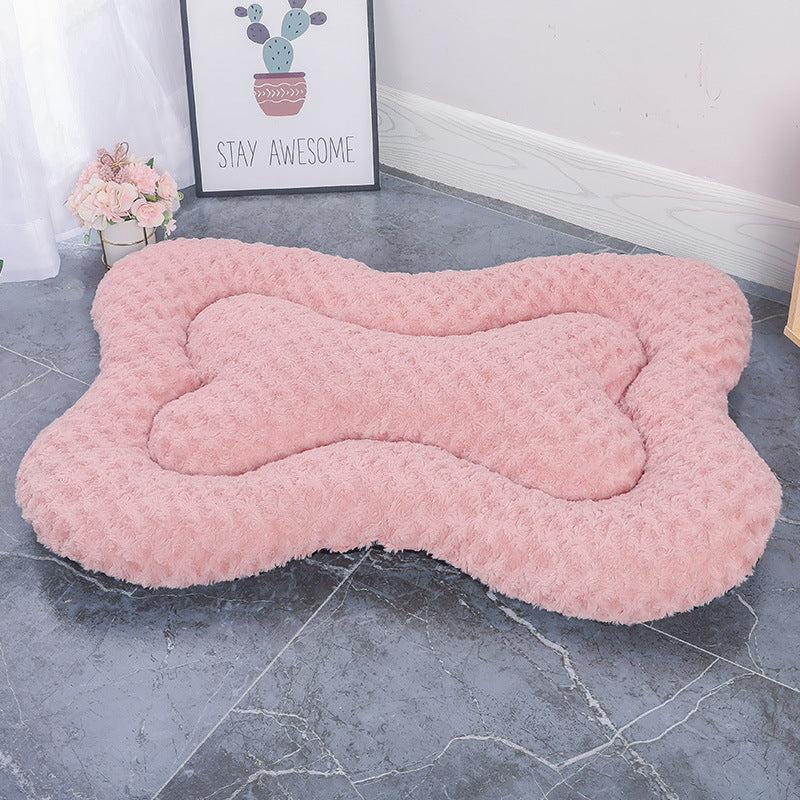 Universal Rose Pattern Bone Pad for Cats and Dogs