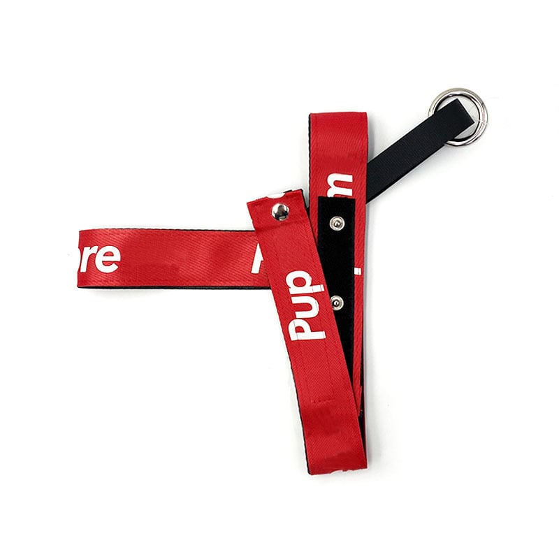 Red Chest Harness for Small, Medium, and Large Dogs