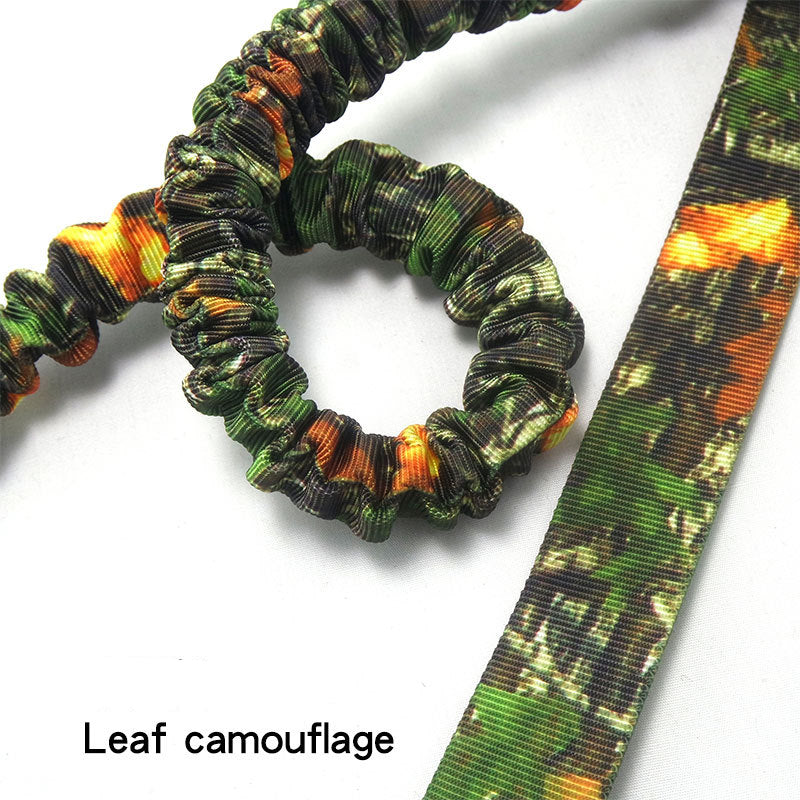 Camouflage Elastic Dog Traction Leash for Outdoors