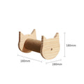 Wall-Mounted Solid Wood Cat Shelves & Perches