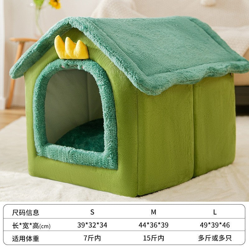 Warm House for Small Dogs and Cats, Removable Pet Bed - view 65